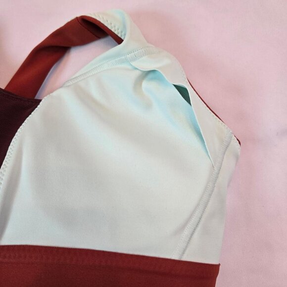 BROOKS Women Plunge Sports Bra for Running, Workouts, Sports Sz: XS Copper/Run - Picture 8 of 9